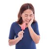 Woman with Tooth Sensitivity