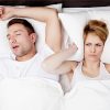 Man Snoring Wife Covering