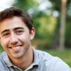 Young Man Smiling Outside