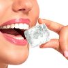 Woman Biting an Ice Cube